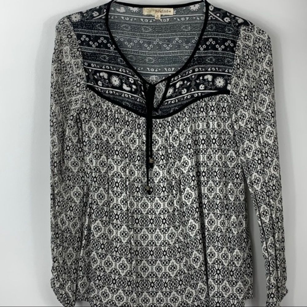 Rewind Boho‎ Vintage Tunic Top